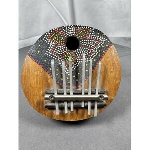 Kalimba 6 Key Thumb Piano Handmade Coconut Shell‎